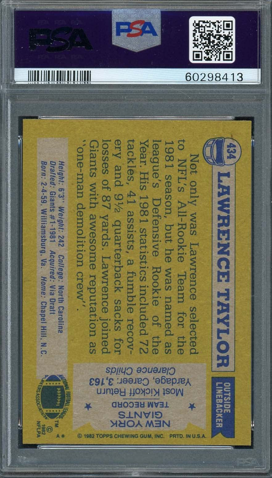 リョーツ出品ページ ノーマルカード約12800枚 ⑪⑫ Amazon.com: Lawrence Taylor 1982 Topps All-Pro Football Rookie